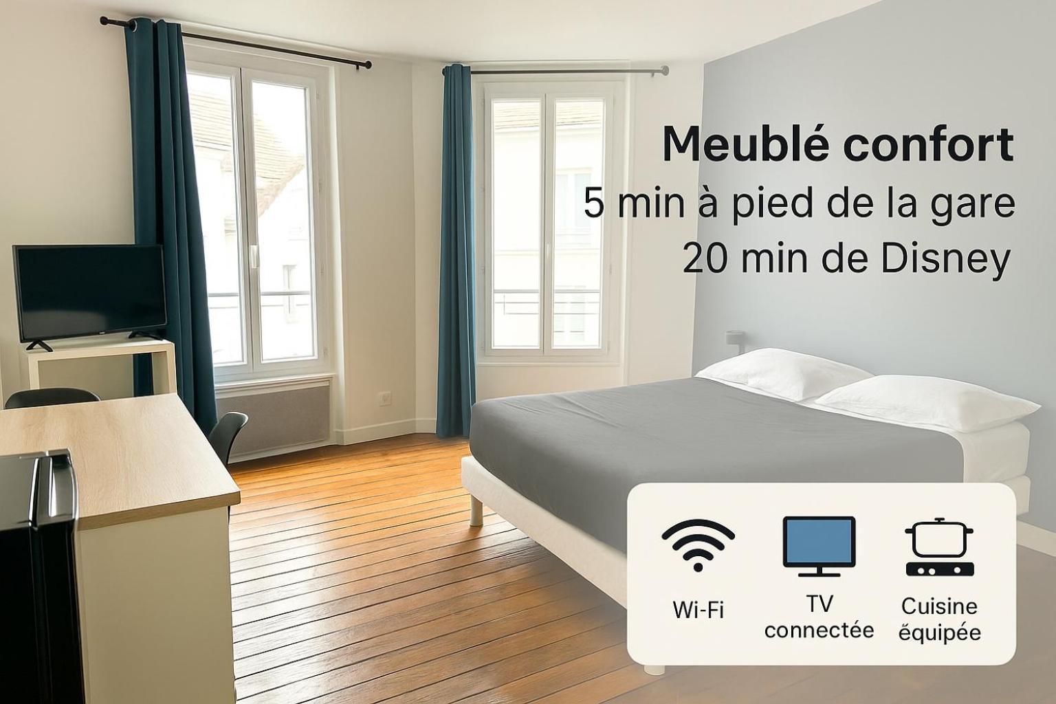 Appartement Maciet 2- Centre Ville Meaux-Gare-Disney Exteriör bild